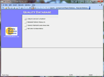 SBS Quality Database screenshot 9