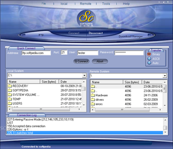 SC FTP and Download Manager screenshot