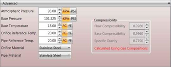 SCADACore Flow Calc screenshot