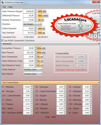 SCADACore Flow Calc screenshot 3
