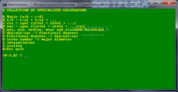 SCALC screenshot