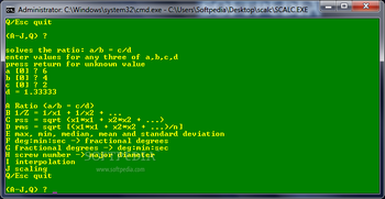 SCALC screenshot 2