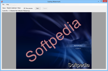 Scaling Watermark screenshot