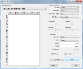 Scan Redirector RDP Edition screenshot 2