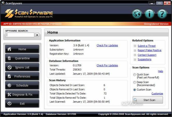 Scan Spyware screenshot 2