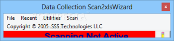 Scan2xlsWizard screenshot