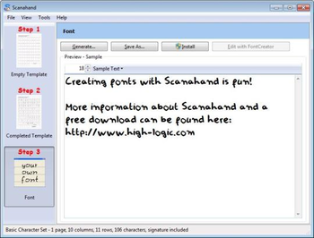 Scanahand screenshot