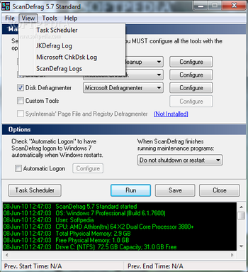 ScanDefrag screenshot 3