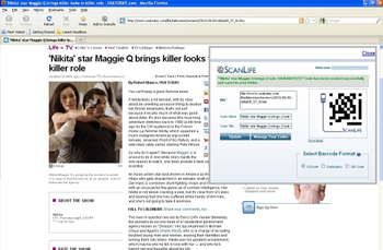 ScanLife Add-on for Firefox screenshot