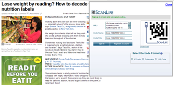 ScanLife for Internet Explorer screenshot