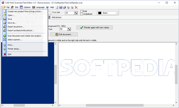 Scanned Text Editor screenshot 2