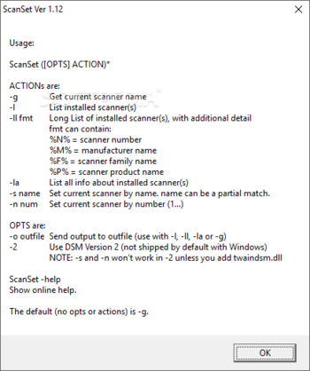 ScanSet screenshot