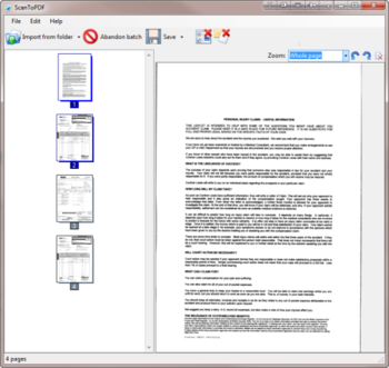 ScanToPDF screenshot 2