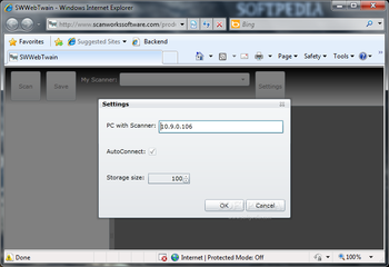 ScanWorks WebScan screenshot 2