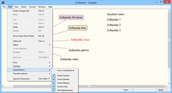 Scapple screenshot 3