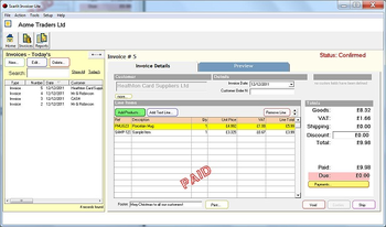 Scarlit Invoicer Lite screenshot