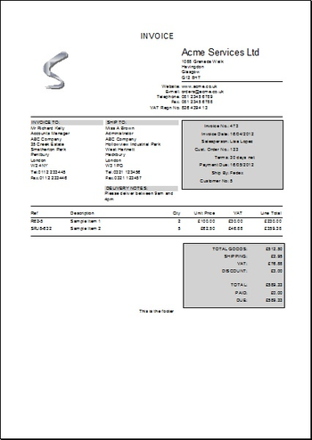 Scarlit Invoicer Lite screenshot 3