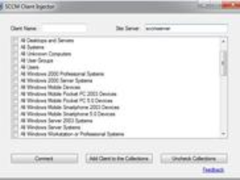 SCCM Client Injector screenshot