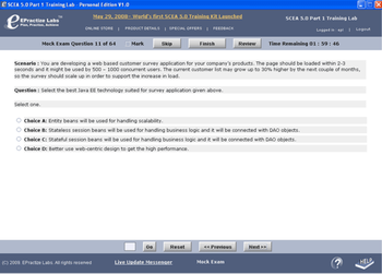 SCEA 5 Part 1 Certification Training Lab screenshot