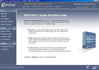 SCEA Part 1 Exam EPractize Labs screenshot