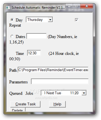 Schedule Automatic Reminder screenshot