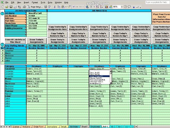 Schedule Crew Assignments for 100 People screenshot 2