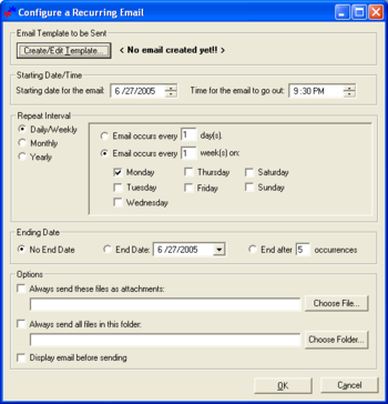 Schedule Recurring Email for Microsoft Outlook screenshot 2