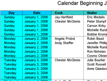 Schedule Volunteers to Random Shifts screenshot 2