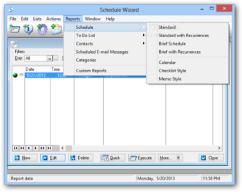 Schedule Wizard Automation Edition screenshot 5
