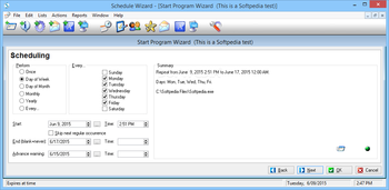 Schedule Wizard Standard Edition screenshot 11