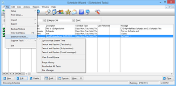 Schedule Wizard Standard Edition screenshot 2