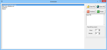 Scheduler screenshot 2