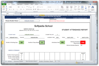 School Attendance Register and Report screenshot 4
