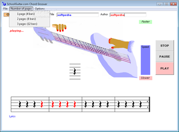 School Guitar Learning Software screenshot 2
