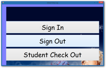 School Log System screenshot