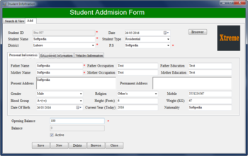 School Management System screenshot 13