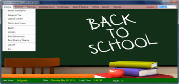 School Management System screenshot 2