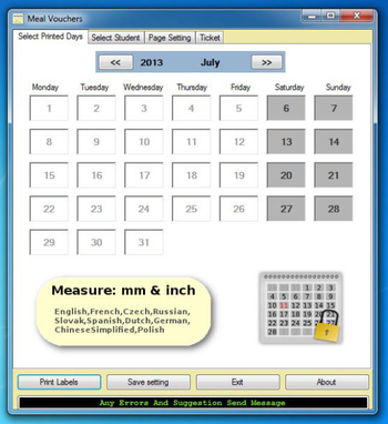 School Meal Vouchers screenshot