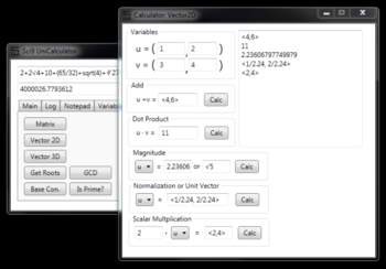 Sci9 UniCalculator screenshot 2
