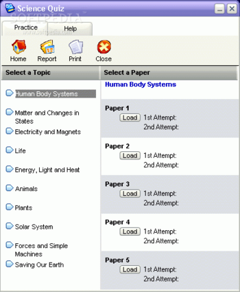 Science Quiz screenshot