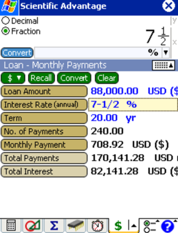 Scientific Advantage Calculator Combo screenshot
