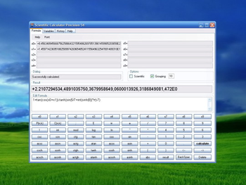 Scientific Calculator Precision 54 screenshot