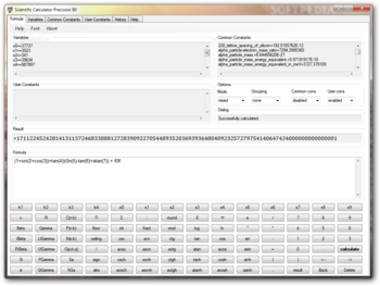 Scientific Calculator Precision 90 screenshot