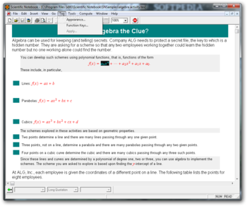 Scientific Notebook screenshot 7