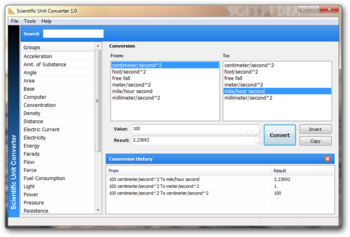 Scientific Unit Converter screenshot