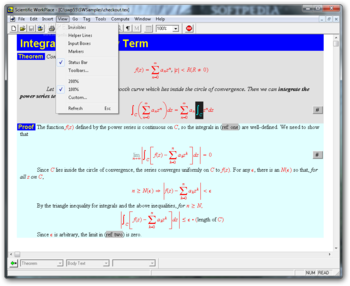 Scientific WorkPlace screenshot 5