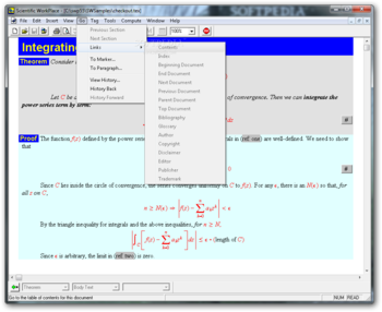 Scientific WorkPlace screenshot 6