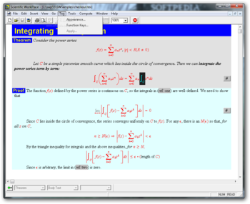 Scientific WorkPlace screenshot 7