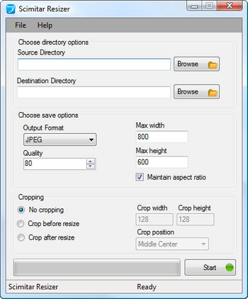 Scimitar Image Resizer screenshot 2