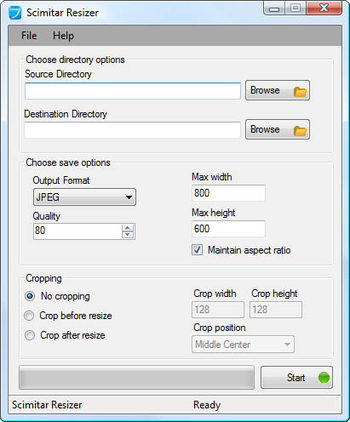Scimitar Resizer screenshot